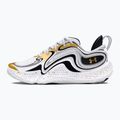 Basketbalové obuv Under Armour Spawn 6 white/black/metallic gold 10