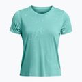 Dámske bežecké tričko Under Armour Streaker Splatter radiálne tyrkysové/reflexné 3
