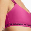 Podprsenka Under Armour Crossback Low astro pink/astro pink/black fitness 3