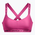 Podprsenka Under Armour Crossback Low astro pink/astro pink/black fitness 4