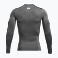 Pánske tričko longsleeve Under Armour Heat Gear Armour Comp castlerock/white 4