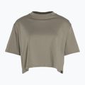 Dámske tréningové tričko Under Armour Campus Boxy Crop taupe dusk/black 4