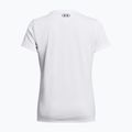 Dámske tréningové tričko Under Armour Tech SSV Solid white/black 2