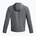 Pánska vetrovka Under Armour Stretch Woven Windbreaker pitch gray/black 5