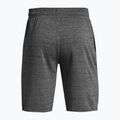 Pánske tréningové šortky Under Armour Rival Terry castlerock light heather/onyx white 6