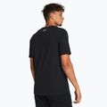 Pánske tričko Under Armour Boxed Sportstyle black/high vis yellow 2