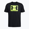 Pánske tričko Under Armour Boxed Sportstyle black/high vis yellow 3