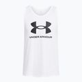 Pánske tielko Under Armour Sportstyle Logo white/black 3