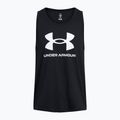 Pánske tielko Under Armour Sportstyle Logo black/white 3