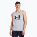 Pánske tielko Under Armour Sportstyle Logo steel light heather/black