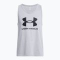 Pánske tielko Under Armour Sportstyle Logo steel light heather/black 3