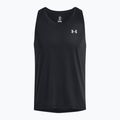 Pánske bežecké tielko tank top Under Armour Launch Singlet black/reflective 4