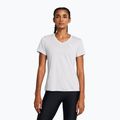 Damska treningowa koszulka Under Armour Tech V-Twist halo gray/white