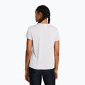 Damska treningowa koszulka Under Armour Tech V-Twist halo gray/white 2