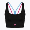 Dámske tréningové legíny Under Armour Project Rock LG Grind Sportlette black/viral blue/astro pink