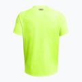 Pánske tréningové tričko Under Armour Tech Textured s vysokou viditeľnosťou žltá/čierna 5