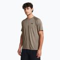 Pánske tričko Under Armour Tech Textured taupe dusk/black