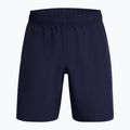 Pánske tréninkové šortky Under Armour Tech Woven Wordmark midnight navy/white