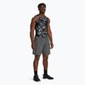 Pánske tréningové šortky Under Armour Woven Wordmark castlerock/white 2