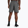 Pánske tréningové šortky Under Armour Woven Wordmark castlerock/white 3