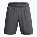 Pánske tréningové šortky Under Armour Woven Wordmark castlerock/white 5