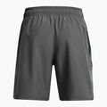 Pánske tréningové šortky Under Armour Woven Wordmark castlerock/white 6