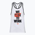 Pánske tréningové tielko Under Armour Project Rock Get To Work Tank white/black/phoenix fire