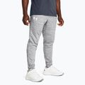 Pánske teplákové nohavice Under Armour  Rival Terry Jogger mod gray light heather/onyx white