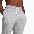 Pánske teplákové nohavice Under Armour  Rival Terry Jogger mod gray light heather/onyx white 4