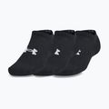 Under Armour Training Cotton No Show Socks 3 pairs black/black/white 5
