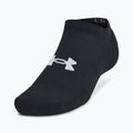 Under Armour Training Cotton No Show Socks 3 pairs black/black/white 6
