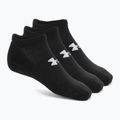 Under Armour Training Cotton No Show Socks 3 pairs black/black/white