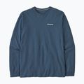 Pánsky trekingový longsleeve Patagonia P-6 Logo Responsibili utility blue