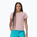 Dámske trekingové tričko Patagonia P-6 Logo Responsibili-Tee whisker pink