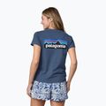 Dámske trekingové tričko Patagonia P-6 Logo Responsibili-Tee utility blue 2