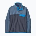 Patagonia pánska treková mikina LW Synch Snap-T P/O smolder blue 3