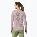 Dámske tričko Patagonia Cap Cool Daily Graphic s dlhým rukávom - Lands clean climb bloom/echo purple 2