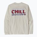 Pánsky Longsleeve Patagonia Chill Responsibili brich white 3