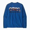 Pánsky longsleeve Patagonia Chill Responsibili endless blue