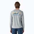 Pánske tričko Patagonia Cap Cool Daily Graphic Shirt-Waters boardshort logo abalone blue/feather grey 2