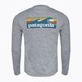 Pánske tričko Patagonia Cap Cool Daily Graphic Shirt-Waters boardshort logo abalone blue/feather grey 2