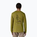Pánske tričko longsleeve Patagonia Cap Cool Daily Graphic Lands clean climb roots/graze green x-dye 2