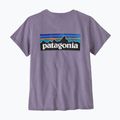 Dámske tričko Patagonia P-6 Logo Responsibili-Tee concrete purple 2