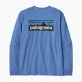 Pánske tričko longsleeve Patagonia P-6 Logo Responsibili abundant blue 4
