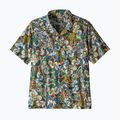 Patagonia pánske tričko Tidal Threads Camp undersea/ink black 3