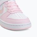 Detské topánky Nike Court Borough Low Recraft white/pink foam 7