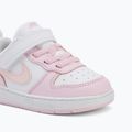 Detské topánky Nike Court Borough Low Recraft white/pink foam 7