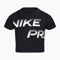 Detské tričko Nike Pro Dri-Fit Cropped čierne