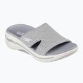 Dámske šľapky SKECHERS Go Walk Arch Fit Joyful gray 8