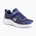 SKECHERS Bounder Girly Groove detská tréningová obuv navy